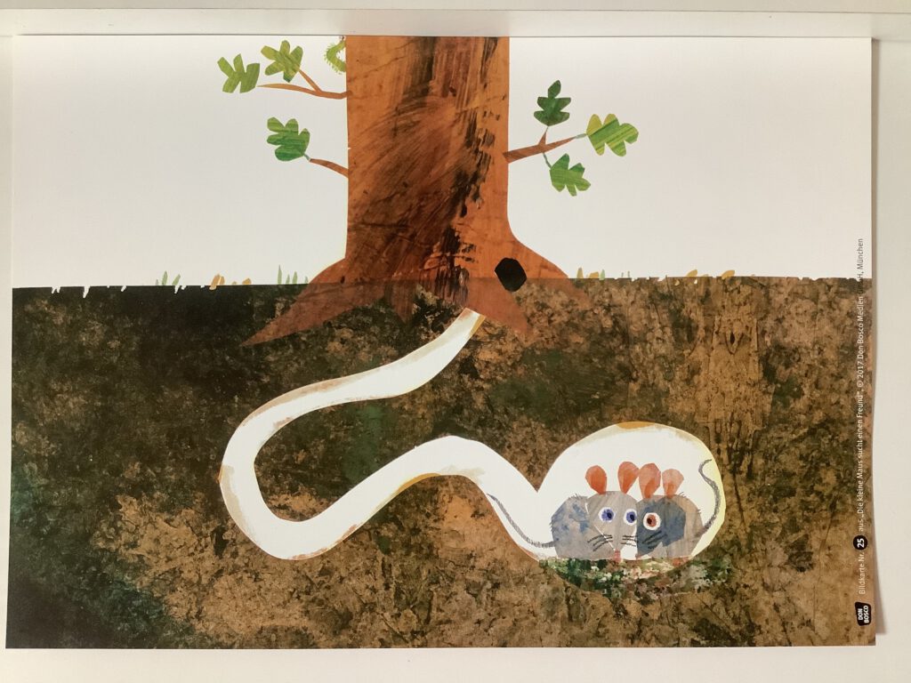 Zwei Mäuse in ihrem Mäusehaus